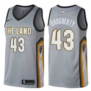 Cleveland Cavaliers #43 Brad Daugherty Swingman Gray NBA Jersey - City Edition