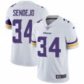 Minnesota Vikings #34 Andrew Sendejo White Vapor Untouchable Limited Player NFL Jersey