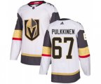 Vegas Golden Knights #67 Teemu Pulkkinen Authentic White Away NHL Jersey