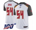 Tampa Bay Buccaneers #54 Lavonte David White Vapor Untouchable Limited Player 100th Season Football Jersey