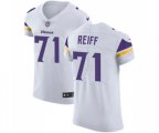 Minnesota Vikings #71 Riley Reiff White Vapor Untouchable Elite Player Football Jersey