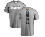 Jacksonville Jaguars #99 Marcell Dareus Ash Backer T-Shirt