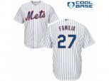 New York Mets #27 Jeurys Familia Authentic White Home Cool Base MLB Jersey