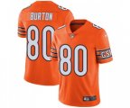 Chicago Bears #80 Trey Burton Orange Alternate Vapor Untouchable Limited Player Football Jersey