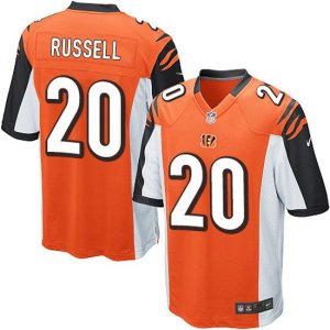 Cincinnati Bengals #20 KeiVarae Russell Game Orange Alternate NFL Jersey