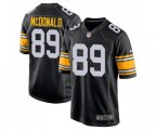 Pittsburgh Steelers #89 Vance McDonald Game Black Alternate Football Jersey