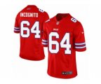Buffalo Bills #64 Richie Incognito Limited Red Rush NFL Jersey