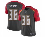 Tampa Bay Buccaneers #36 M.J. Stewart Limited Gray Inverted Legend Football Jersey