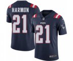 New England Patriots #21 Duron Harmon Limited Navy Blue Rush Vapor Untouchable Football Jersey