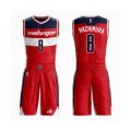 Washington Wizards #8 Rui Hachimura Swingman Red Basketball Suit Jersey - Icon Edition