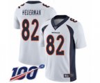 Denver Broncos #82 Jeff Heuerman White Vapor Untouchable Limited Player 100th Season Football Jersey