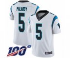 Carolina Panthers #5 Michael Palardy White Vapor Untouchable Limited Player 100th Season Football Jersey