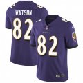 Baltimore Ravens #82 Benjamin Watson Purple Team Color Vapor Untouchable Limited Player NFL Jersey