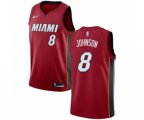 Miami Heat #8 Tyler Johnson Swingman Red NBA Jersey Statement Edition