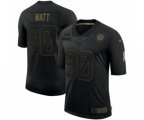 Pittsburgh Steelers #90 T.J. Watt 2020 Salute To Service Limited Jersey Black