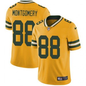 Green Bay Packers #88 Ty Montgomery Limited Gold Rush Vapor Untouchable NFL Jersey