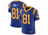 Los Angeles Rams #81 Torry Holt Vapor Untouchable Limited Royal Blue Alternate NFL Jersey