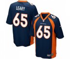 Denver Broncos #65 Ronald Leary Game Navy Blue Alternate Football Jersey