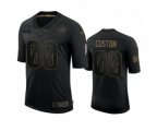 Carolina Panthers Custom Black 2020 Salute to Service Limited Jersey