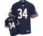 Chicago Bears #34 Walter Payton Blue Team Color Authentic Throwback Football Jersey