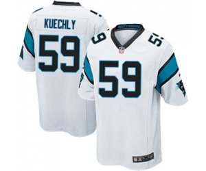 Carolina Panthers #59 Luke Kuechly Game White Football Jersey