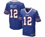 Buffalo Bills #12 Jim Kelly Elite Royal Blue Team Color Football Jersey