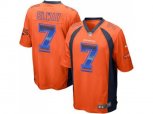 Denver Broncos #7 John Elway Orange Team Color Stitched NFL Limited Strobe Jersey