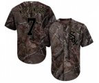 Chicago White Sox #7 Jeff Keppinger Authentic Camo Realtree Collection Flex Base Baseball Jersey
