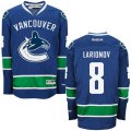 Vancouver Canucks #8 Igor Larionov Blue nhl Jersey
