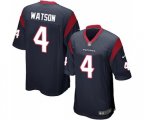 Houston Texans #4 Deshaun Watson Game Navy Blue Team Color Football Jersey