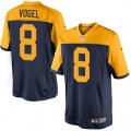 Green Bay Packers #8 Justin Vogel Limited Navy Blue Alternate NFL Jersey