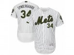 New York Mets #34 Noah Syndergaard Flex Base Jersey