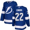 Tampa Bay Lightning #22 Erik Condra Premier Royal Blue Home NHL Jersey