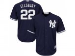 New York Yankees #22 Jacoby Ellsbury Replica Navy Blue Alternate MLB Jersey