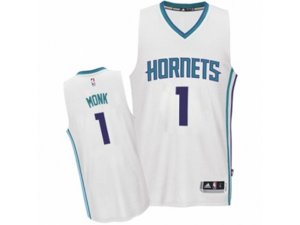 Charlotte Hornets #1 Malik Monk Swingman White Home NBA Jersey
