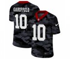 San Francisco 49ers #10 Jimmy Garoppolo 2020 Camo Salute to Service Limited Jersey
