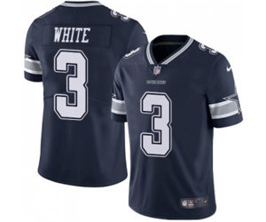 Dallas Cowboys #3 Mike White Navy Blue Team Color Vapor Untouchable Limited Player Football Jersey