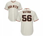 San Francisco Giants #56 Tony Watson Replica Cream Home Cool Base Baseball Jersey