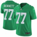 Philadelphia Eagles #77 Michael Bennett Limited Green Rush Vapor Untouchable NFL Jersey