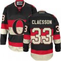 Ottawa Senators #33 Fredrik Claesson Authentic Black Third NHL Jersey