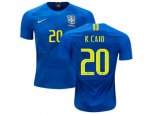 Brazil #20 R. Caio Away Soccer Country Jersey