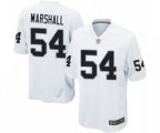 Oakland Raiders #54 Brandon Marshall Game White Football Jersey
