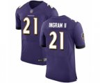Baltimore Ravens #21 Mark Ingram II Purple Team Color Vapor Untouchable Elite Player Football Jersey