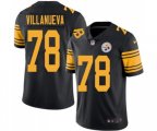 Pittsburgh Steelers #78 Alejandro Villanueva Limited Black Rush Vapor Untouchable Football Jersey