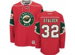 Minnesota Wild #32 Alex Stalock Premier Red Home NHL Jersey