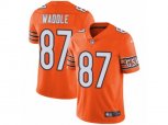Chicago Bears #87 Tom Waddle Vapor Untouchable Limited Orange Rush NFL Jersey