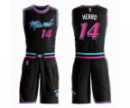 Miami Heat #14 Tyler Herro Authentic Black Basketball Suit Jersey - City Edition