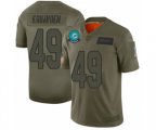 Miami Dolphins #49 Sam Eguavoen Limited Camo 2019 Salute to Service Football Jersey