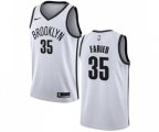 Brooklyn Nets #35 Kenneth Faried Swingman White Basketball Jersey - Association Edition
