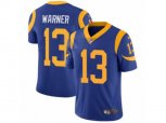 Los Angeles Rams #13 Kurt Warner Vapor Untouchable Limited Royal Blue Alternate NFL Jersey